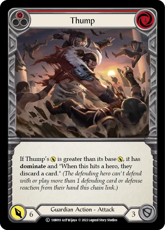 Card: Thump (red)