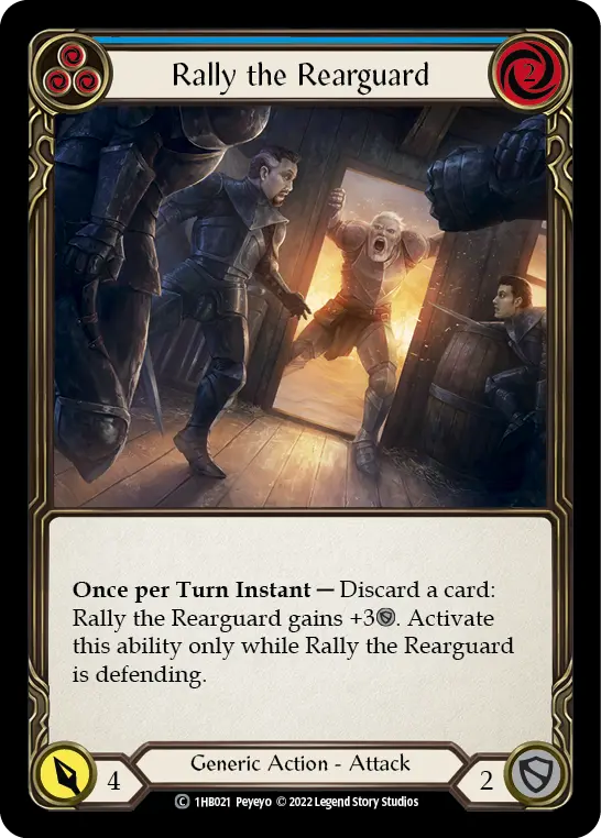 Card: Rally the Rearguard (blu)