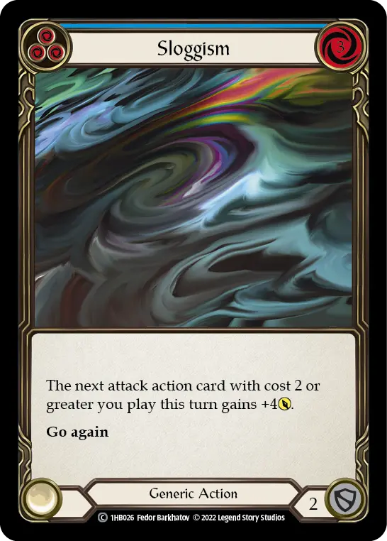 Card: Sloggism (blu)