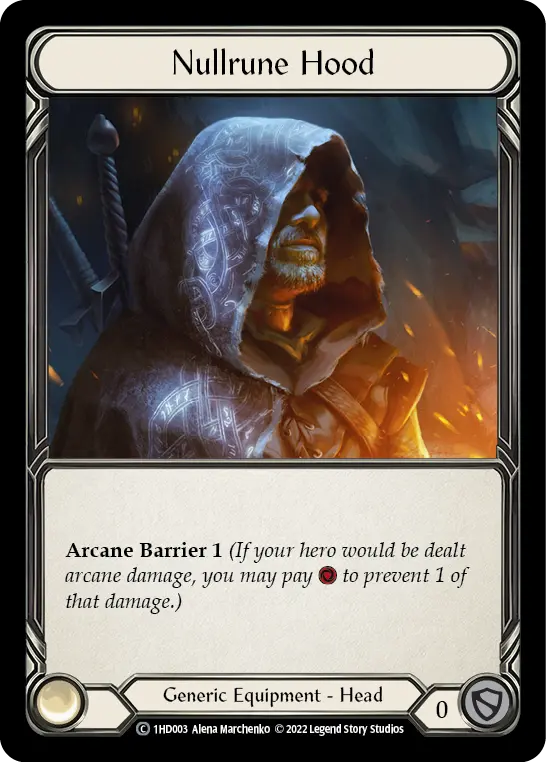 Card: Nullrune Hood
