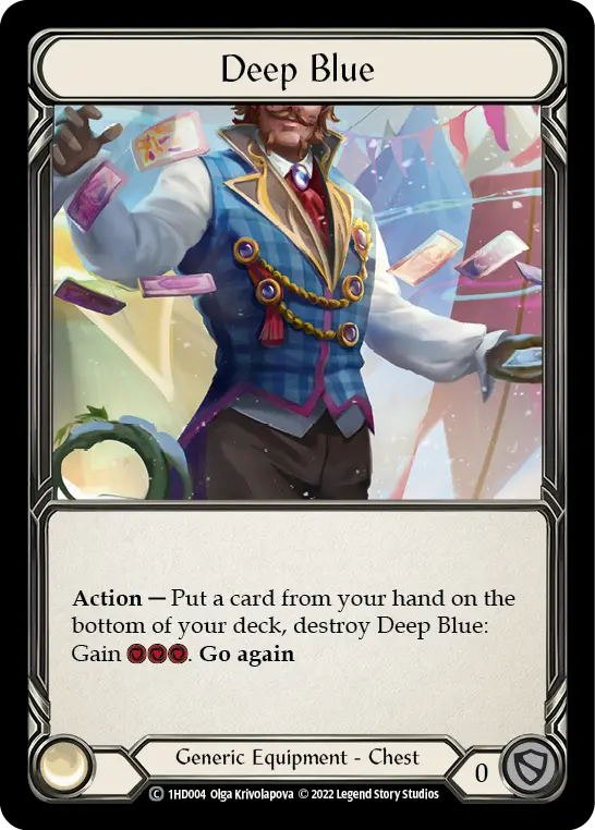 Card: Deep Blue