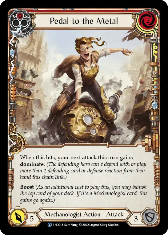 Card: Pedal to the Metal (red)
