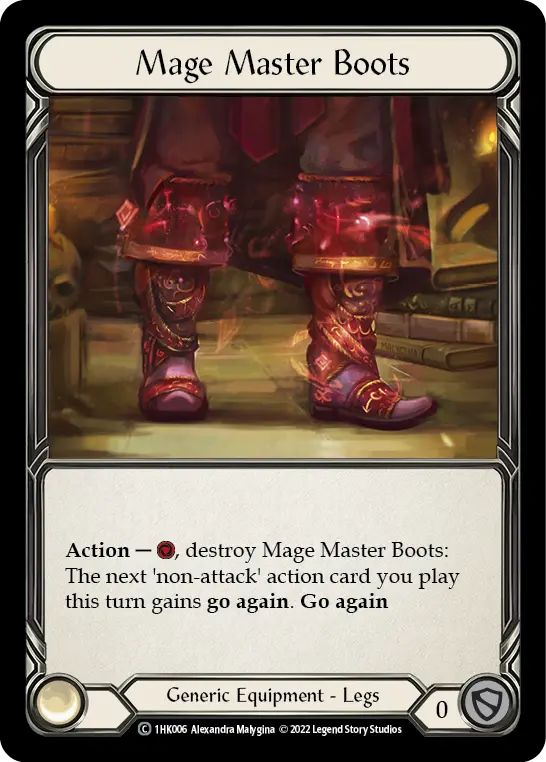 Card: Mage Master Boots
