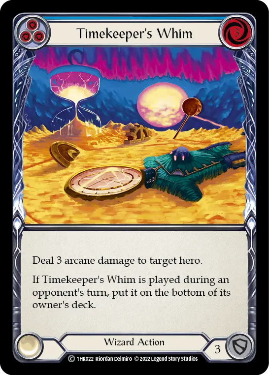 Card: Timekeeper's Whim (blu)