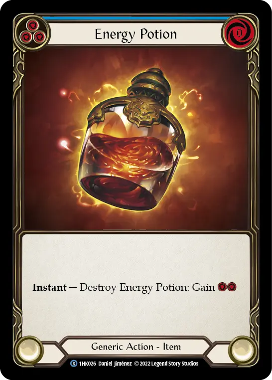 Card: Energy Potion (blu)