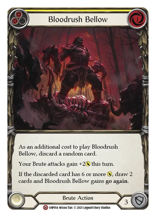 Card: Bloodrush Bellow (yel)