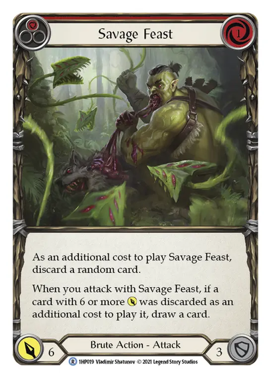 Card: Savage Feast (red)