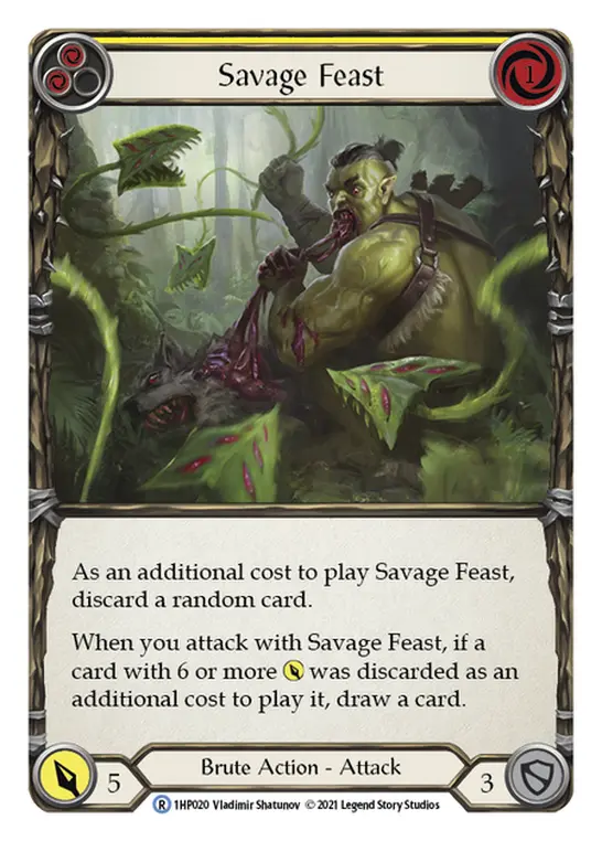 Card: Savage Feast (yel)