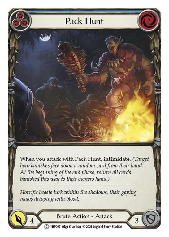 Card: Pack Hunt (blu)