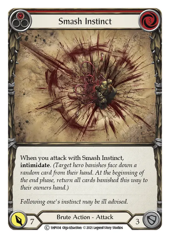 Card: Smash Instinct (red)