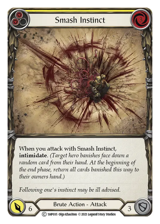 Card: Smash Instinct (yel)