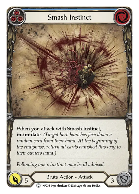 Card: Smash Instinct (blu)