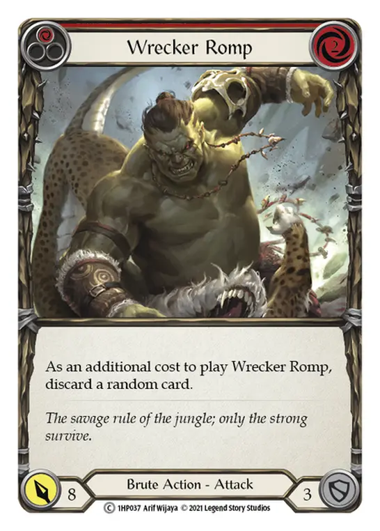 Card: Wrecker Romp (red)