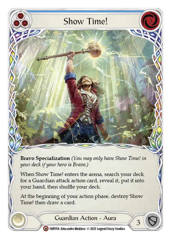 Card: Show Time! (blu)