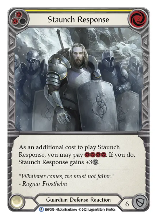Card: Staunch Response (yel)
