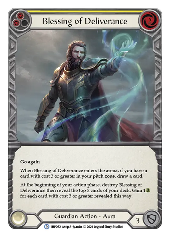 Card: Blessing of Deliverance (yel)