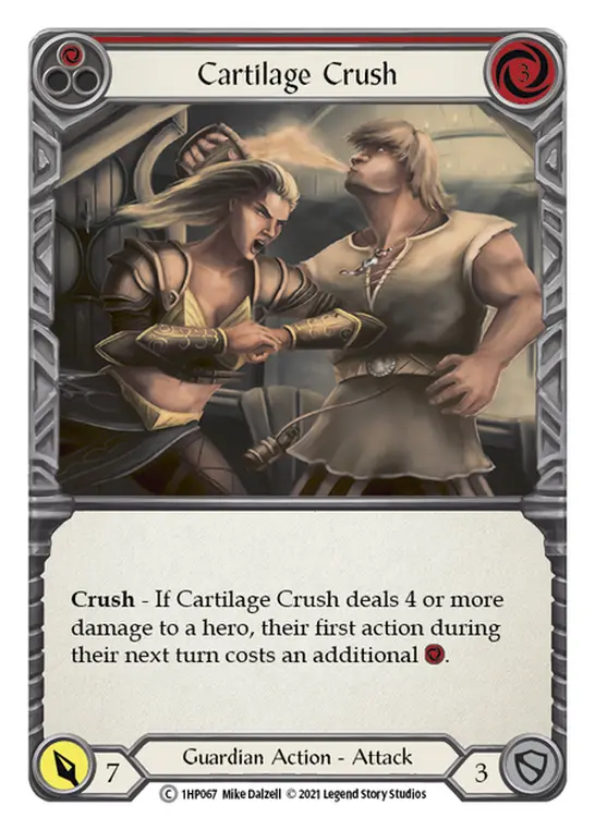 Card: Cartilage Crush (red)