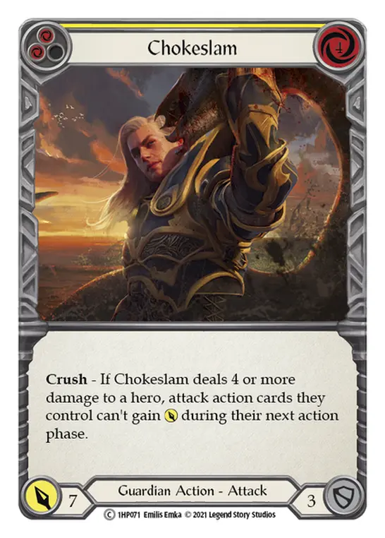 Card: Chokeslam (yel)