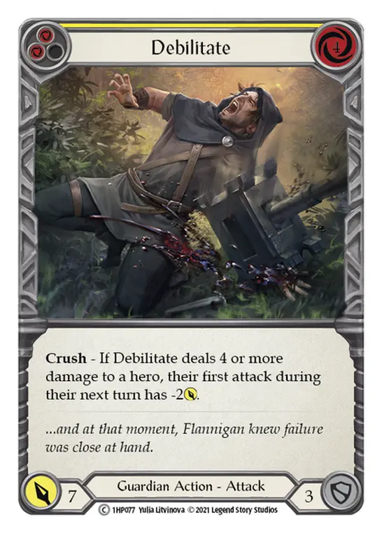 Card: Debilitate (yel)