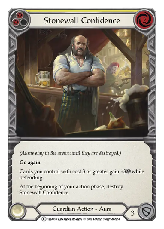Card: Stonewall Confidence (yel)