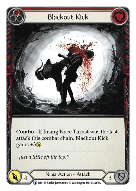 Card: Blackout Kick (red)