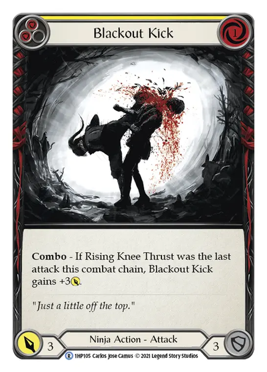 Card: Blackout Kick (yel)
