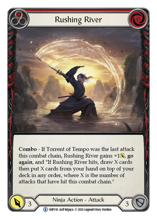 Card: Rushing River (red)