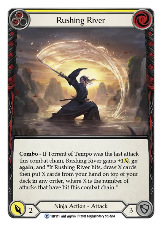 Card: Rushing River (yel)