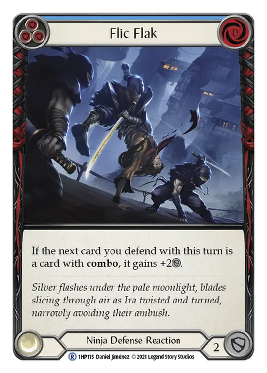 Card: Flic Flak (blu)
