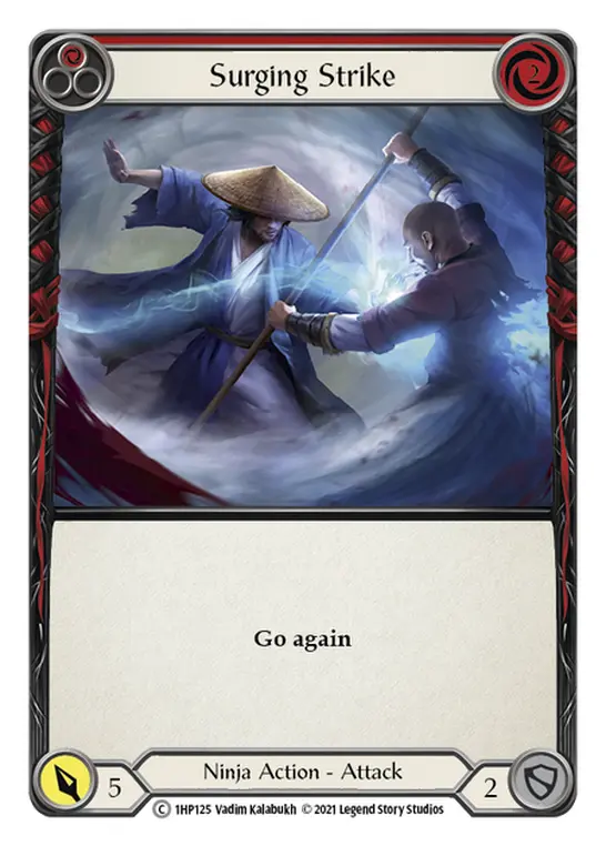 Card: Surging Strike (red)
