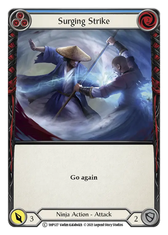 Card: Surging Strike (blu)