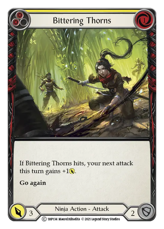 Card: Bittering Thorns (yel)