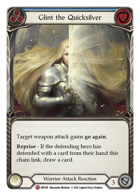 Card: Glint the Quicksilver (blu)