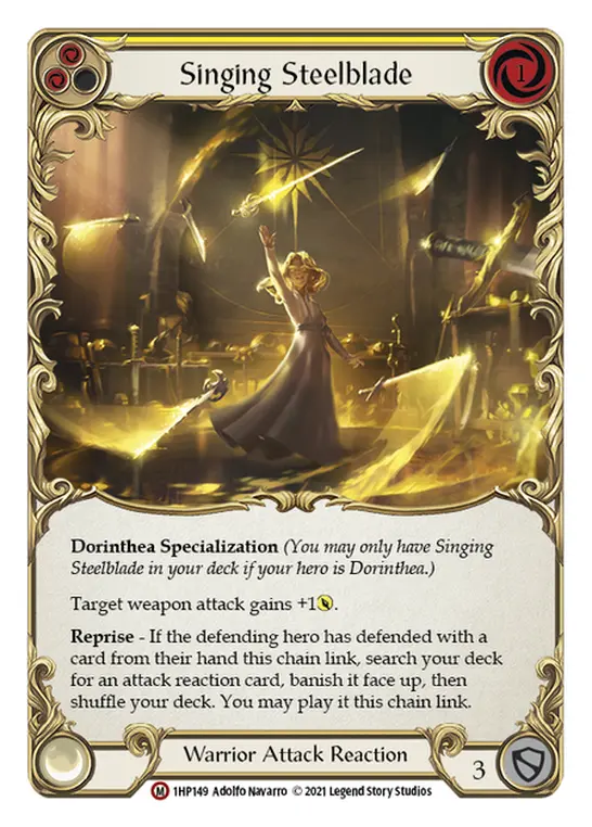 Card: Singing Steelblade (yel)