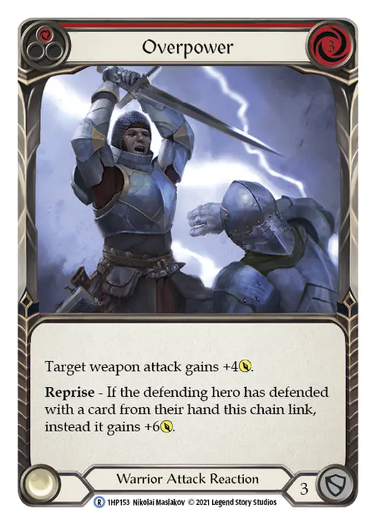 Card: Overpower (red)