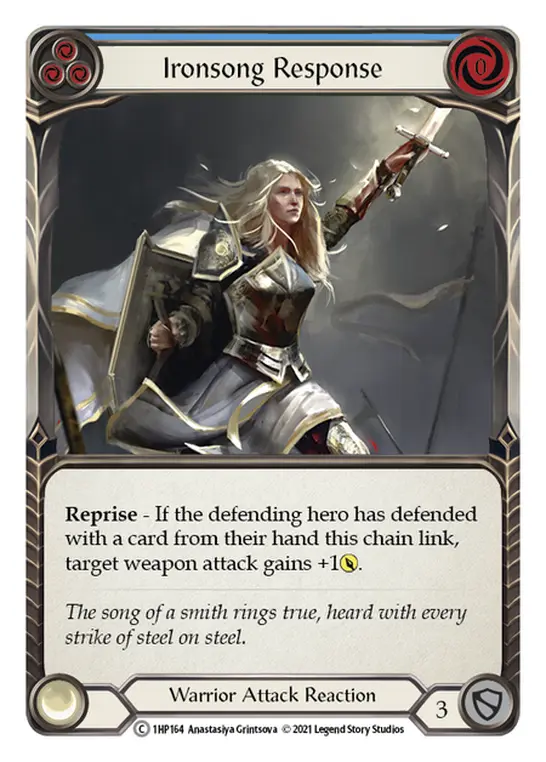Card: Ironsong Response (blu)