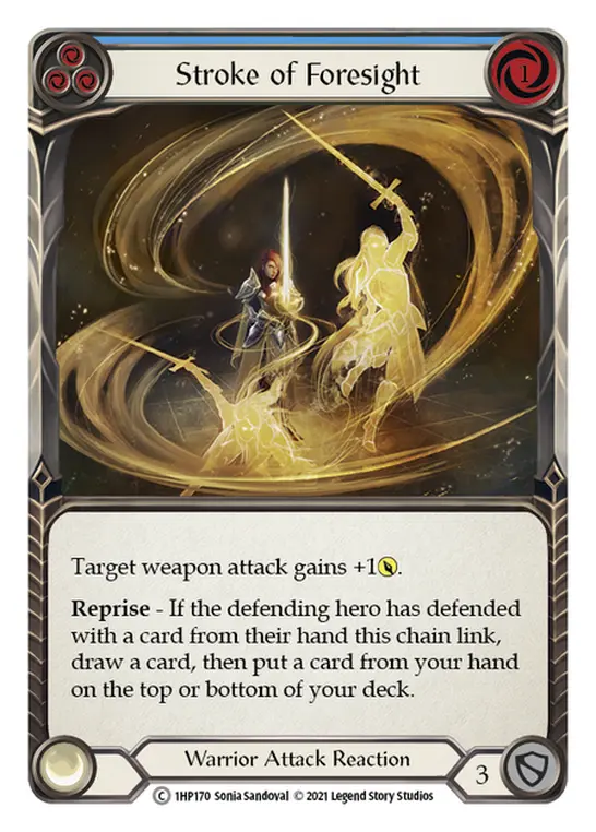 Card: Stroke of Foresight (blu)
