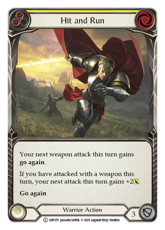 Card: Hit and Run (yel)