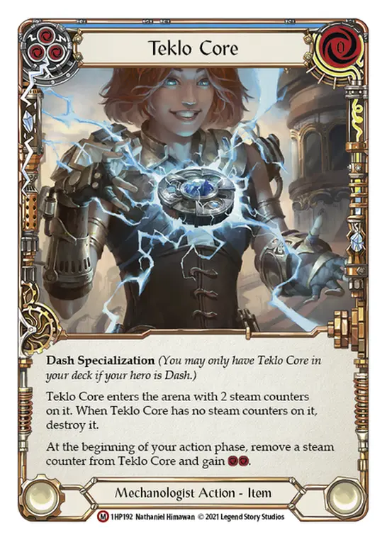 Card: Teklo Core (blu)