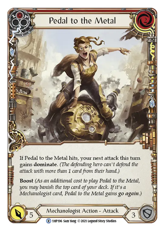 Card: Pedal to the Metal (red)