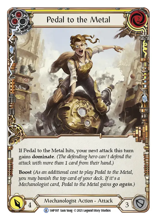 Card: Pedal to the Metal (yel)