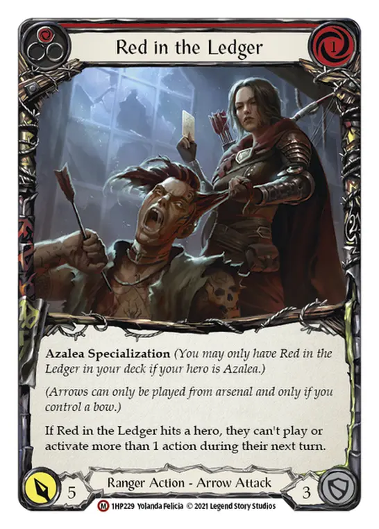 Card: Red in the Ledger (red)