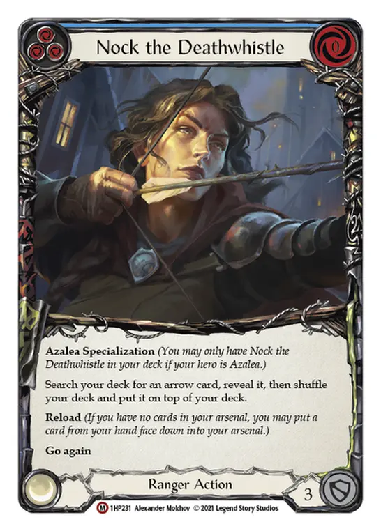Card: Nock the Deathwhistle (blu)