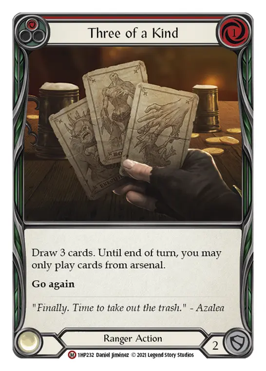 Card: Three of a Kind (red)