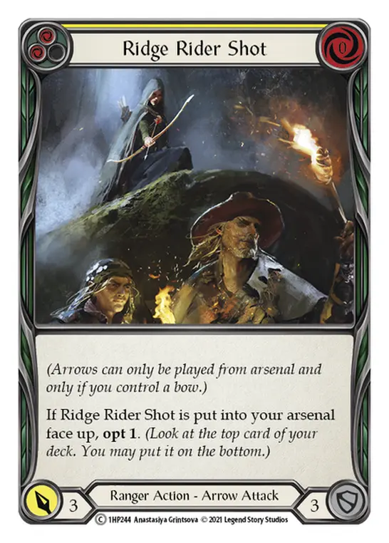 Card: Ridge Rider Shot (yel)