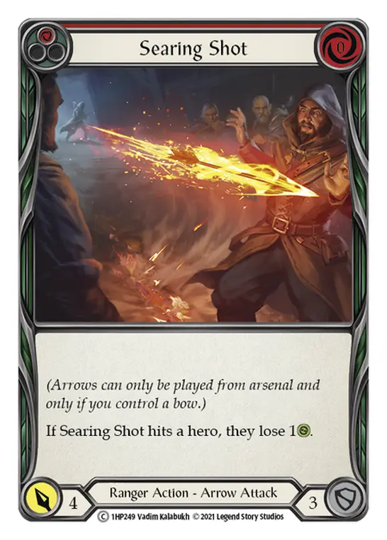 Card: Searing Shot (red)