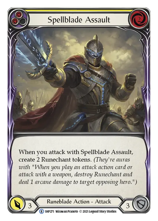 Card: Spellblade Assault (yel)