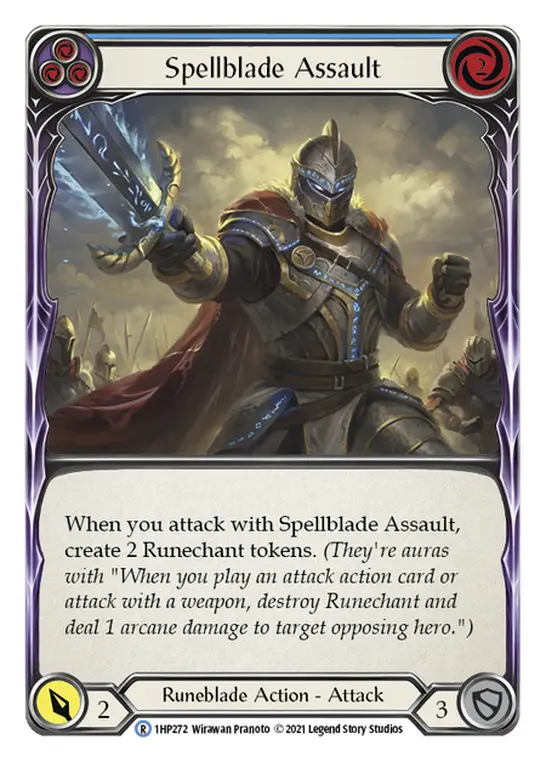 Card: Spellblade Assault (blu)