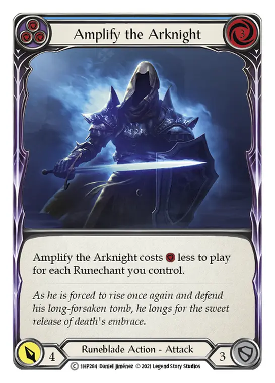 Card: Amplify the Arknight (blu)