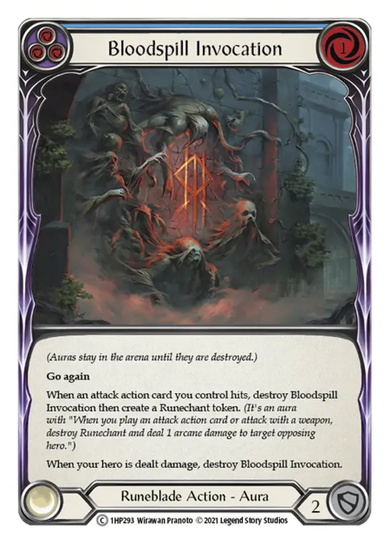 Card: Bloodspill Invocation (blu)